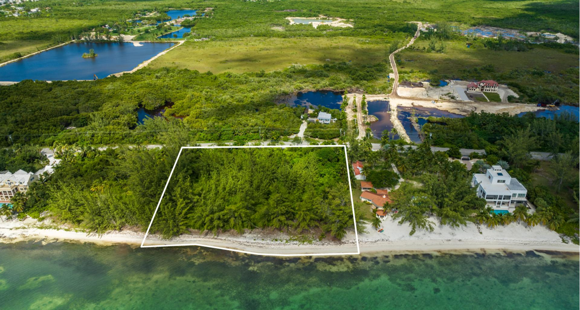 300′ of Beach, Frank Sound Perfect for Estate, Resort or Development Site image 3