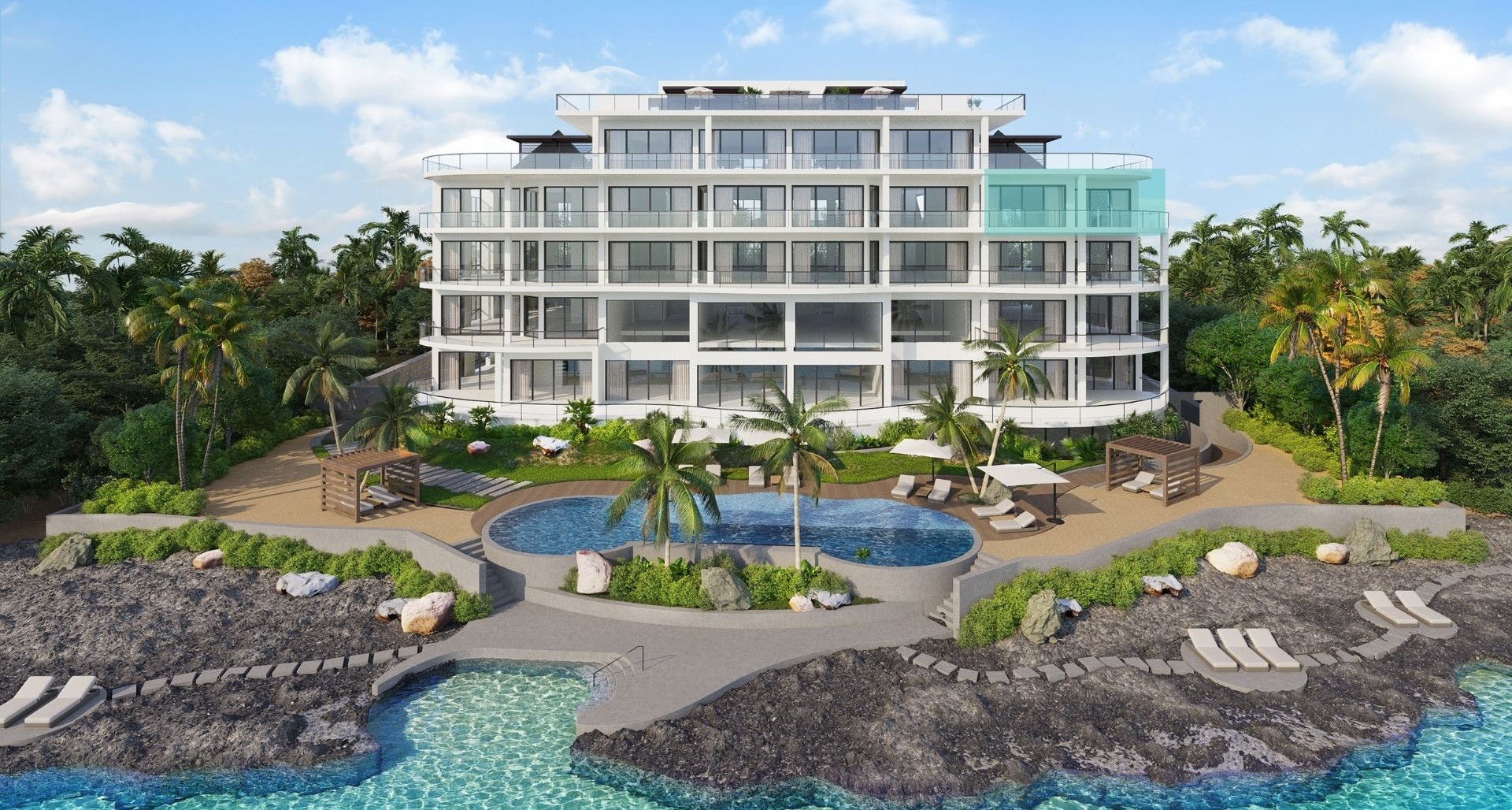 Serrana Residence 401, High Floor Corner Unit