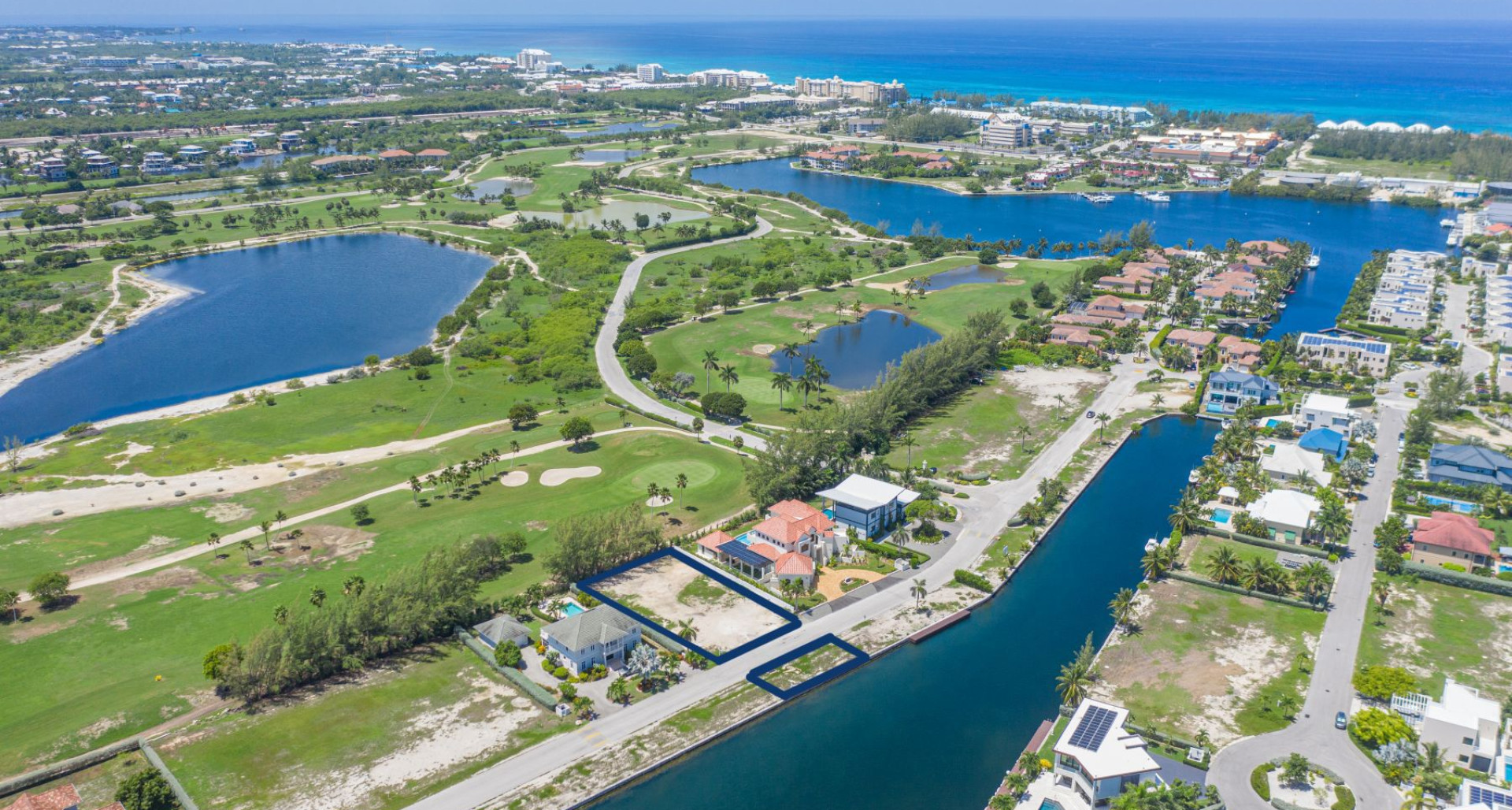 Crystal Harbour Canal Lot with Golf Course Views