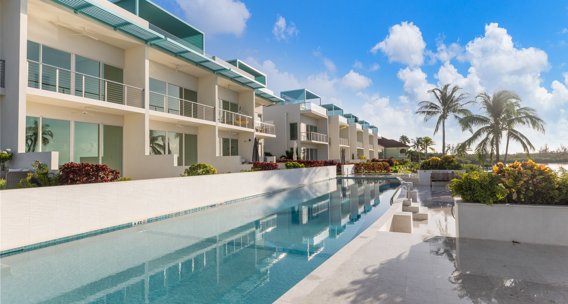 Ocean Front, Corner Unit at FIN Grand Cayman