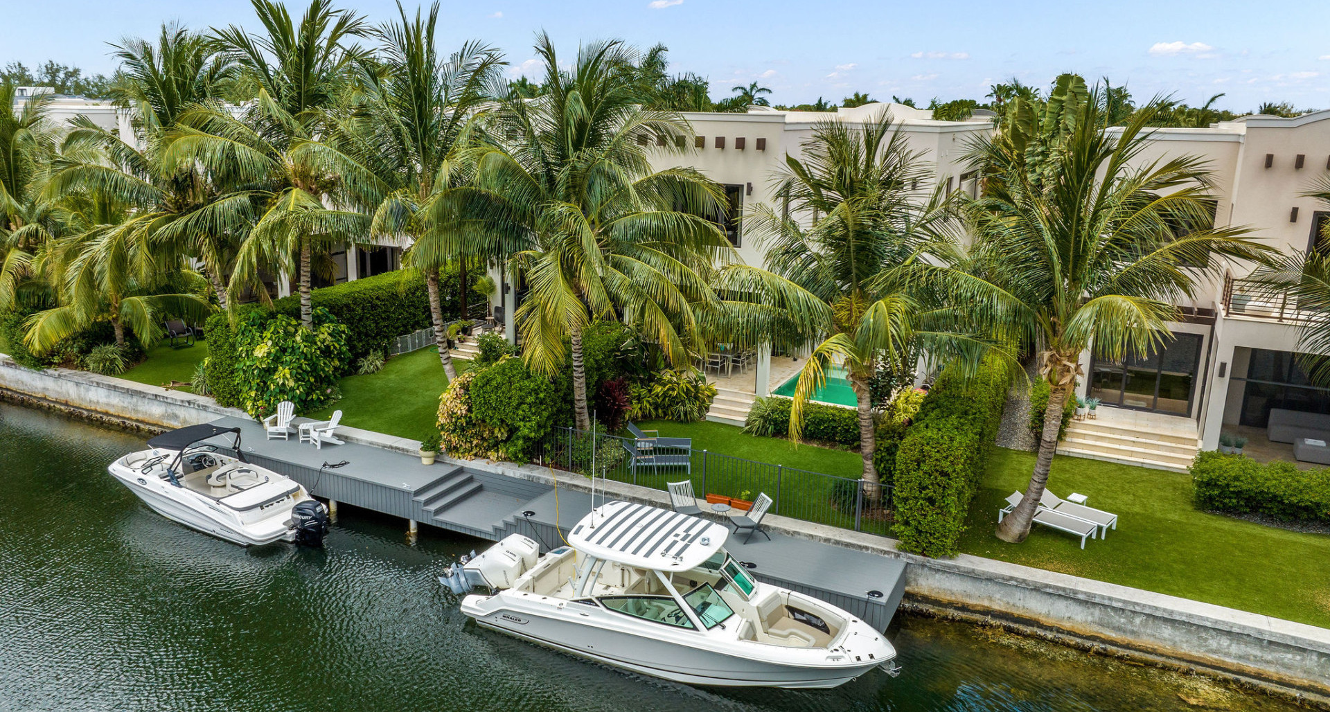 Solar Powered Villa with Boat Dock at Cypress Point North