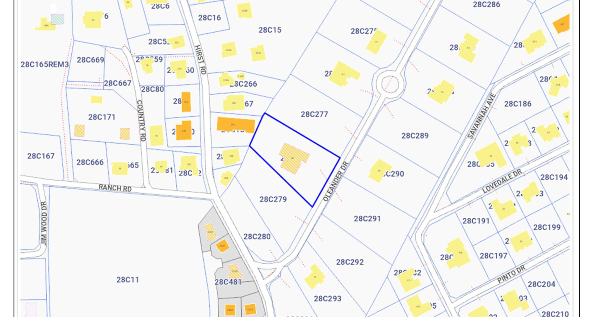 Savannah, Oleander Estates 0.9821 acre Parcel