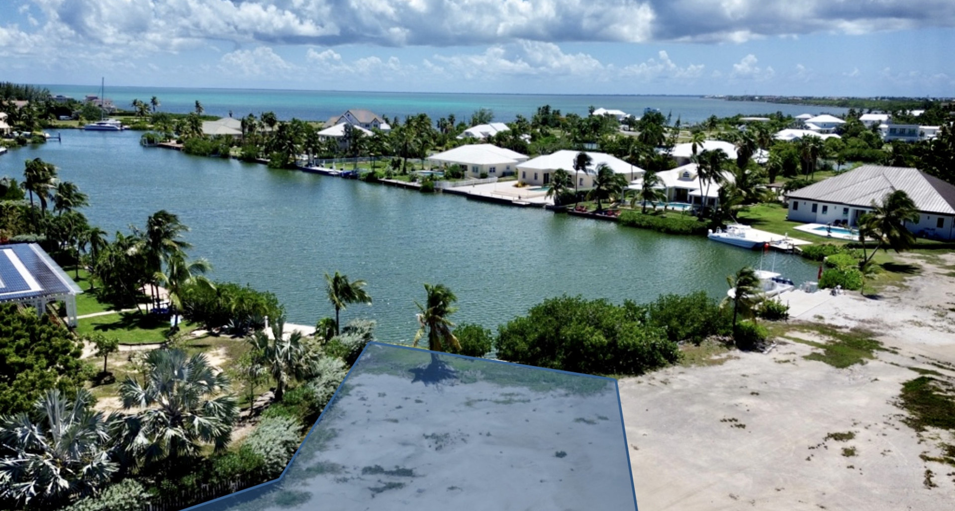 Half-Acre Canal Front Estate Lot – The Shores