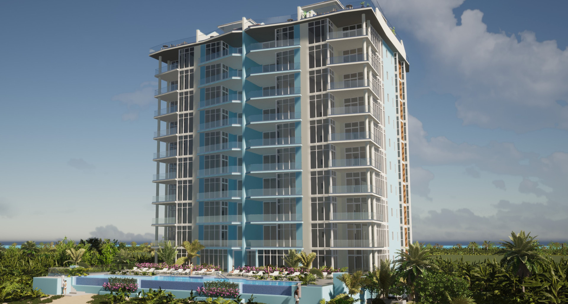 #304 Aqua Bay Corner Unit Seven Mile Beach with PLANNING APPROVED image 2