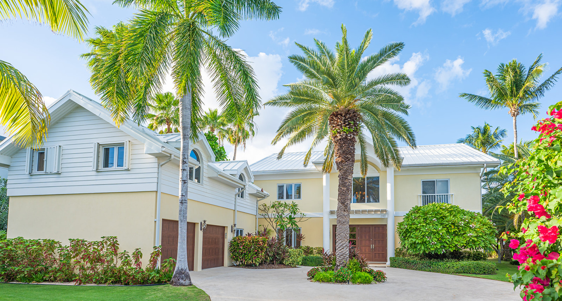 Large Canal Front Home in Governors Harbour Across from Kimpton Hotel and Seven Mile Beach