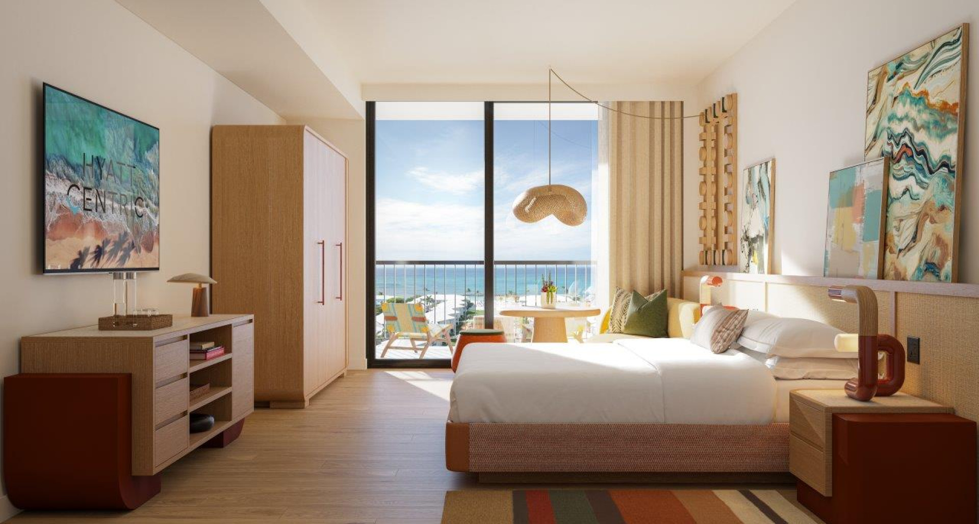 Hyatt Centric Resort – Beach View 1 BR Outside Corner