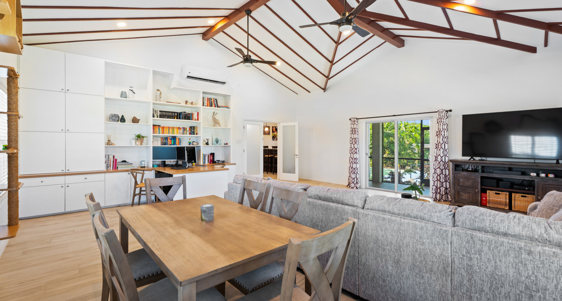 Spacious West Bay Family Home with Modern Extension, Mature Garden & Pickleball Court image 2