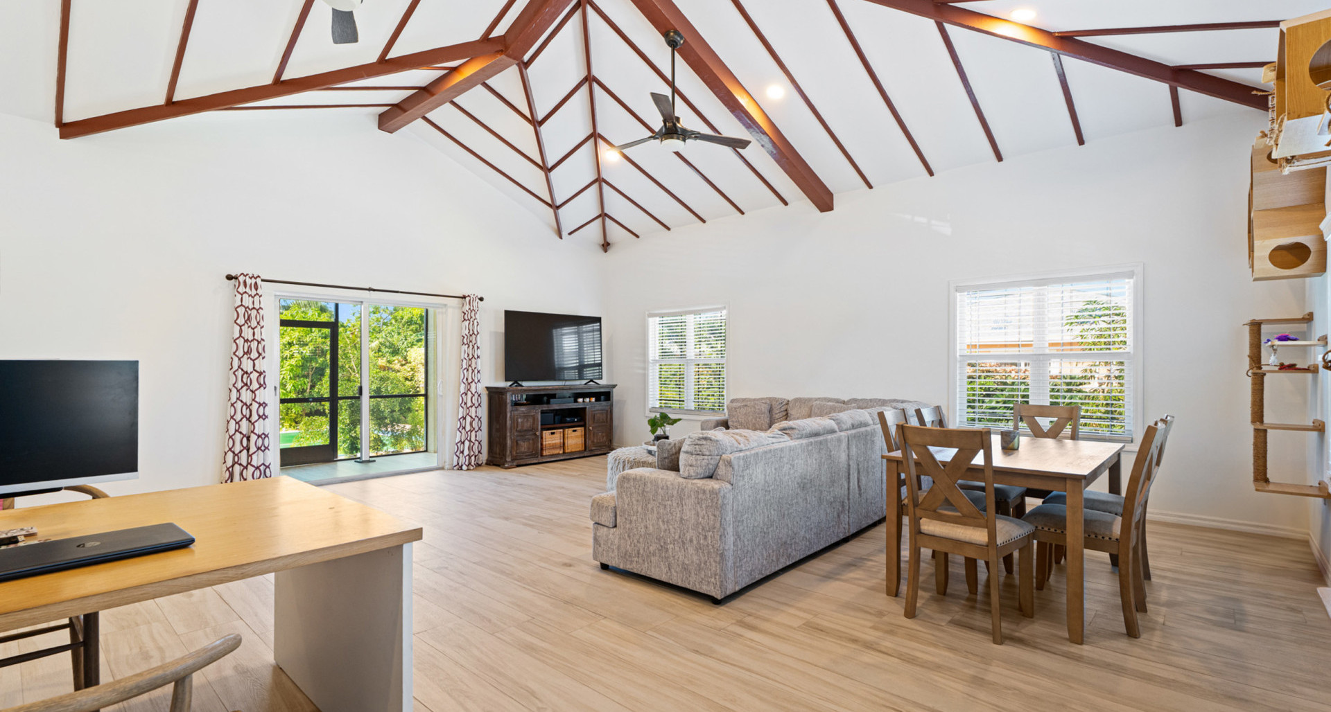 Spacious West Bay Family Home with Modern Extension, Mature Garden & Pickleball Court image 3