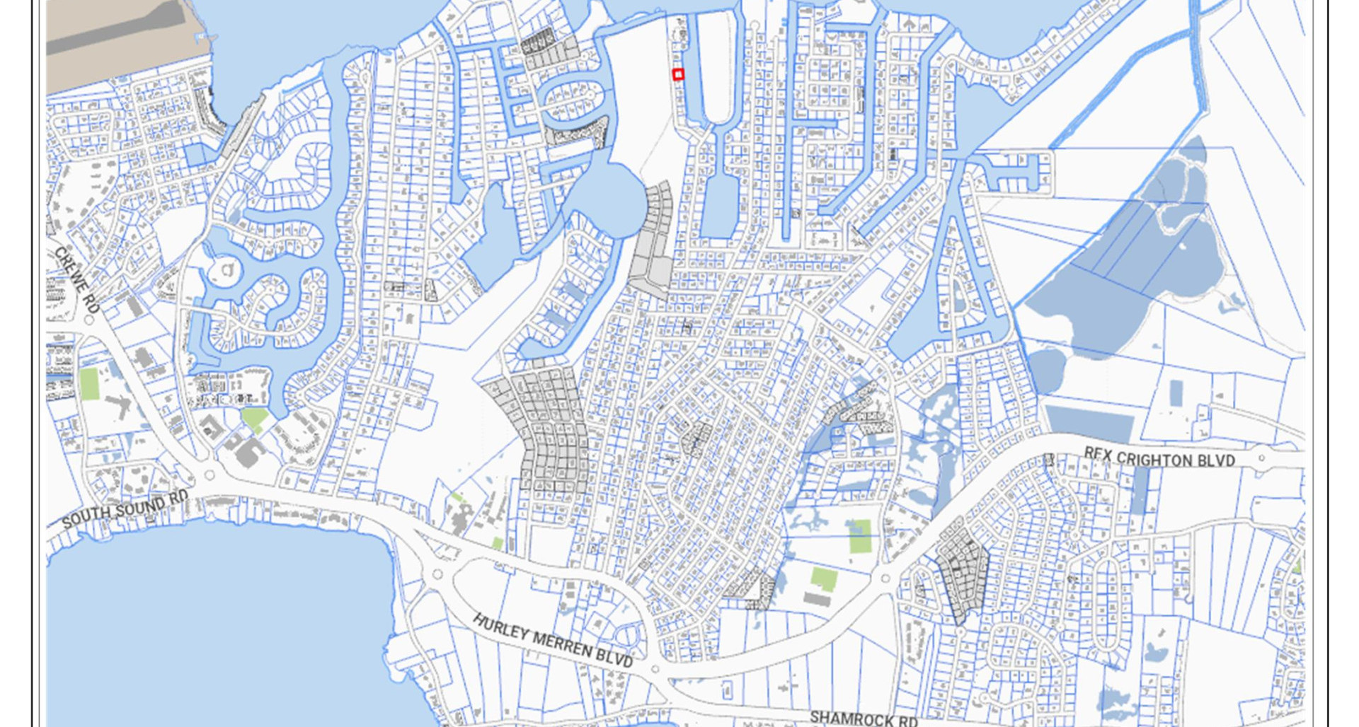 Large Turning Basin Canal Lot