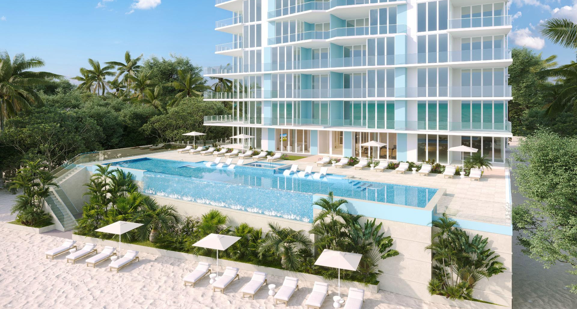 #1004 Sky Villa 4 Corner Unit Aqua Bay on a Flawless Stretch of Seven Mile Beach, Approved Planning image 2