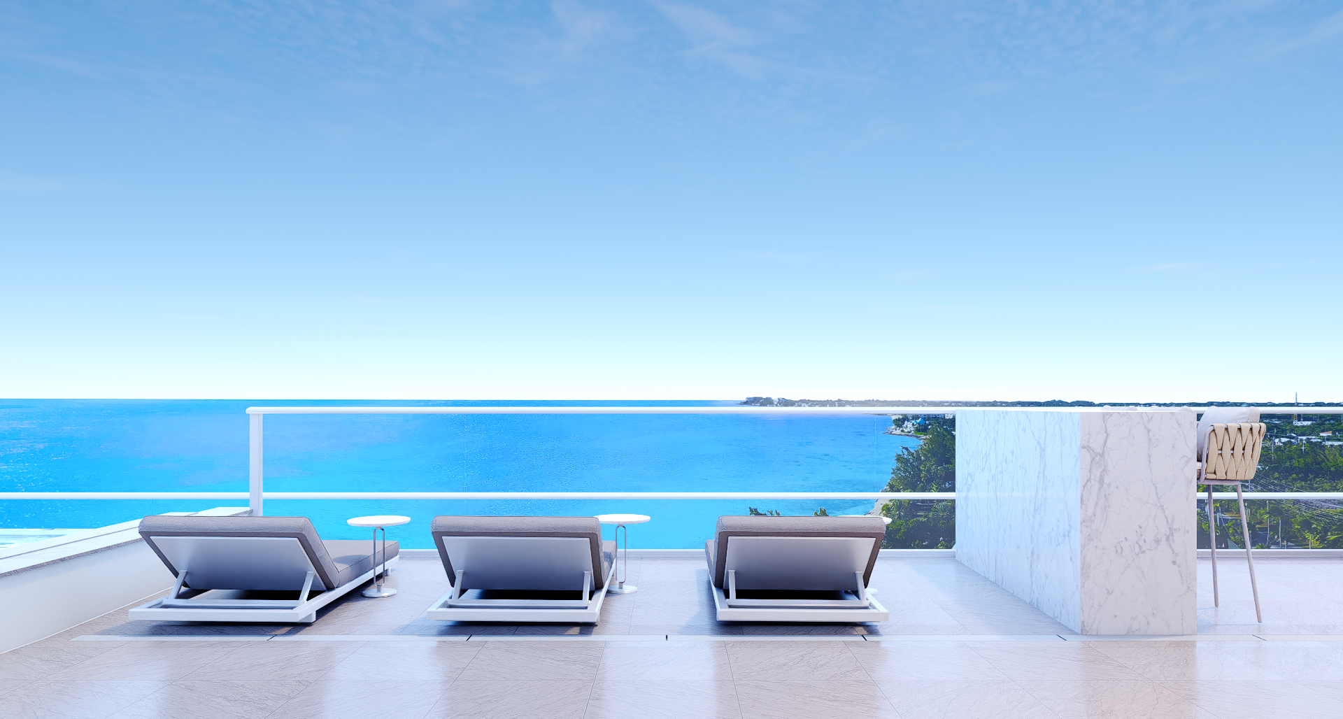 #1004 Sky Villa 4 Corner Unit Aqua Bay on a Flawless Stretch of Seven Mile Beach, Approved Planning image 3