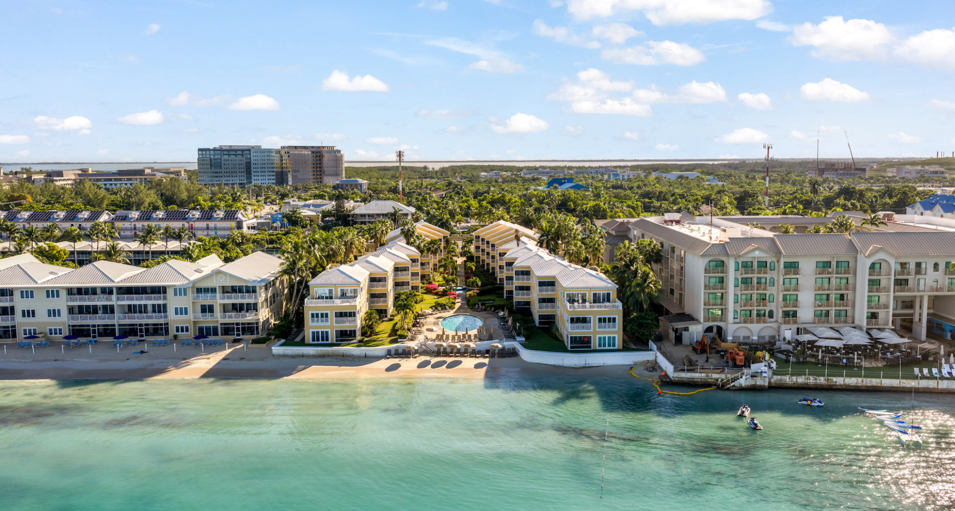 Ocean Front, Corner Unit at FIN Grand Cayman