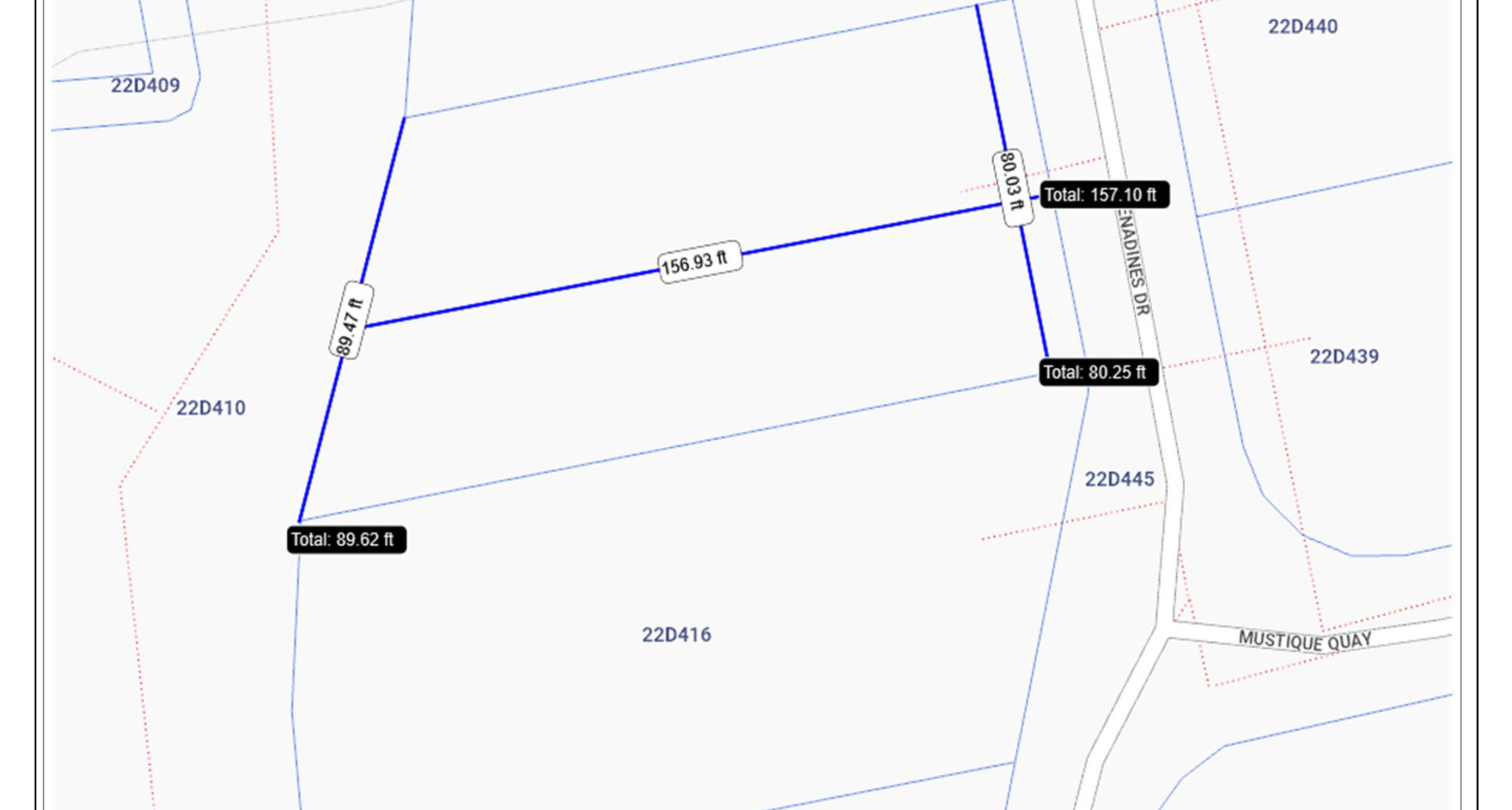 Mustique Cove Canal Lot