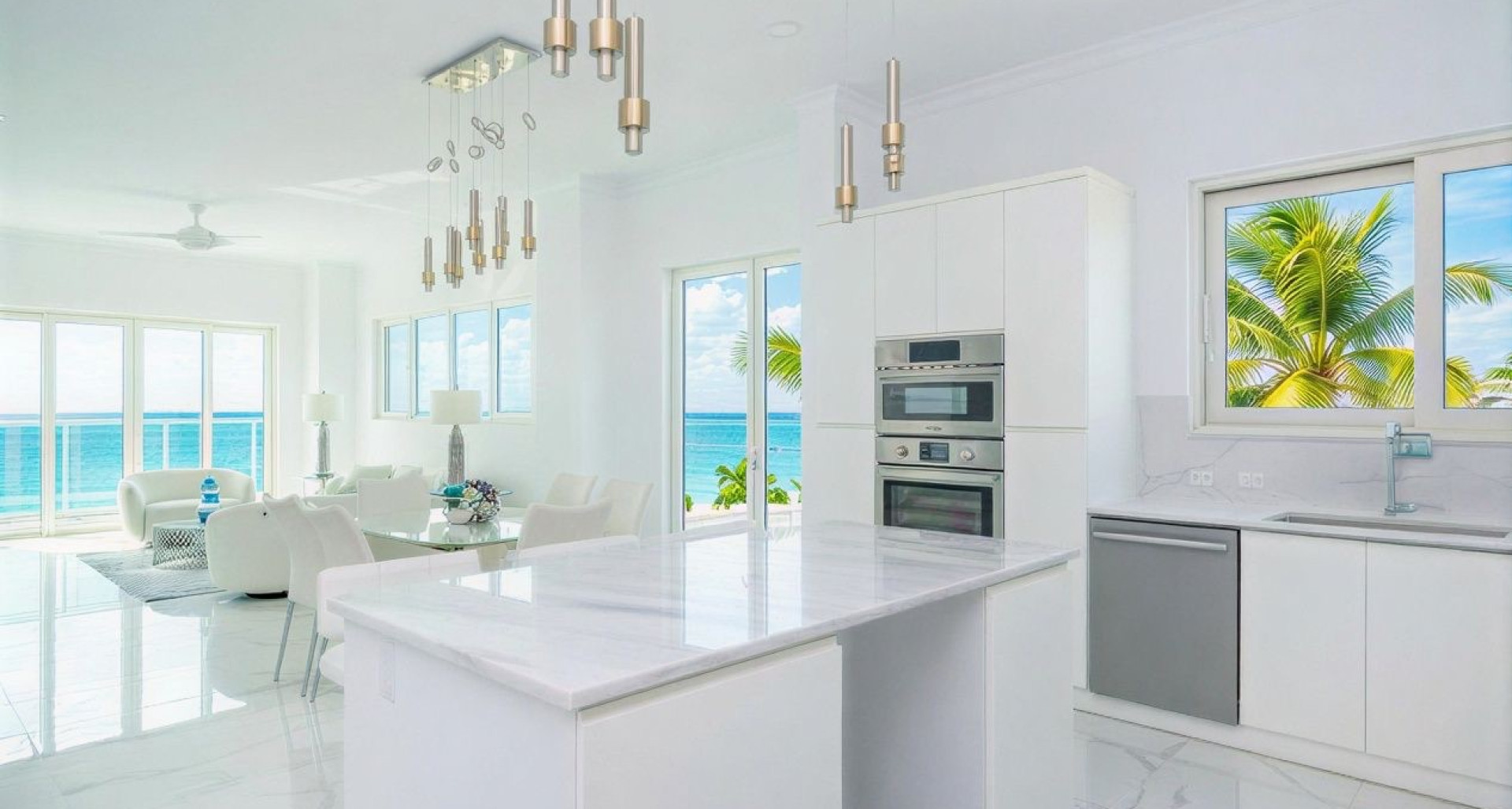 Catalina Bay Corner Seafront 3BR Second Floor #218