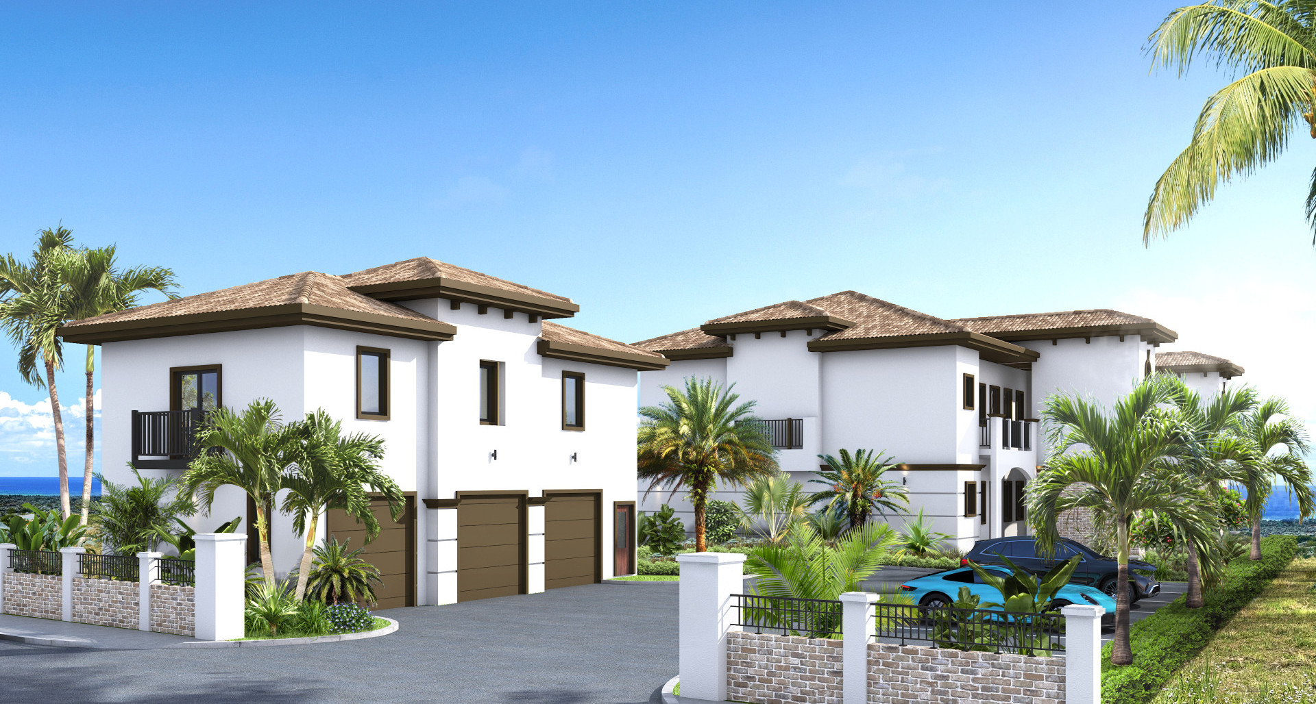 Villa San Siro – Villa #4 – Northwest Point Oceanfront Penthouse with Garage image 3