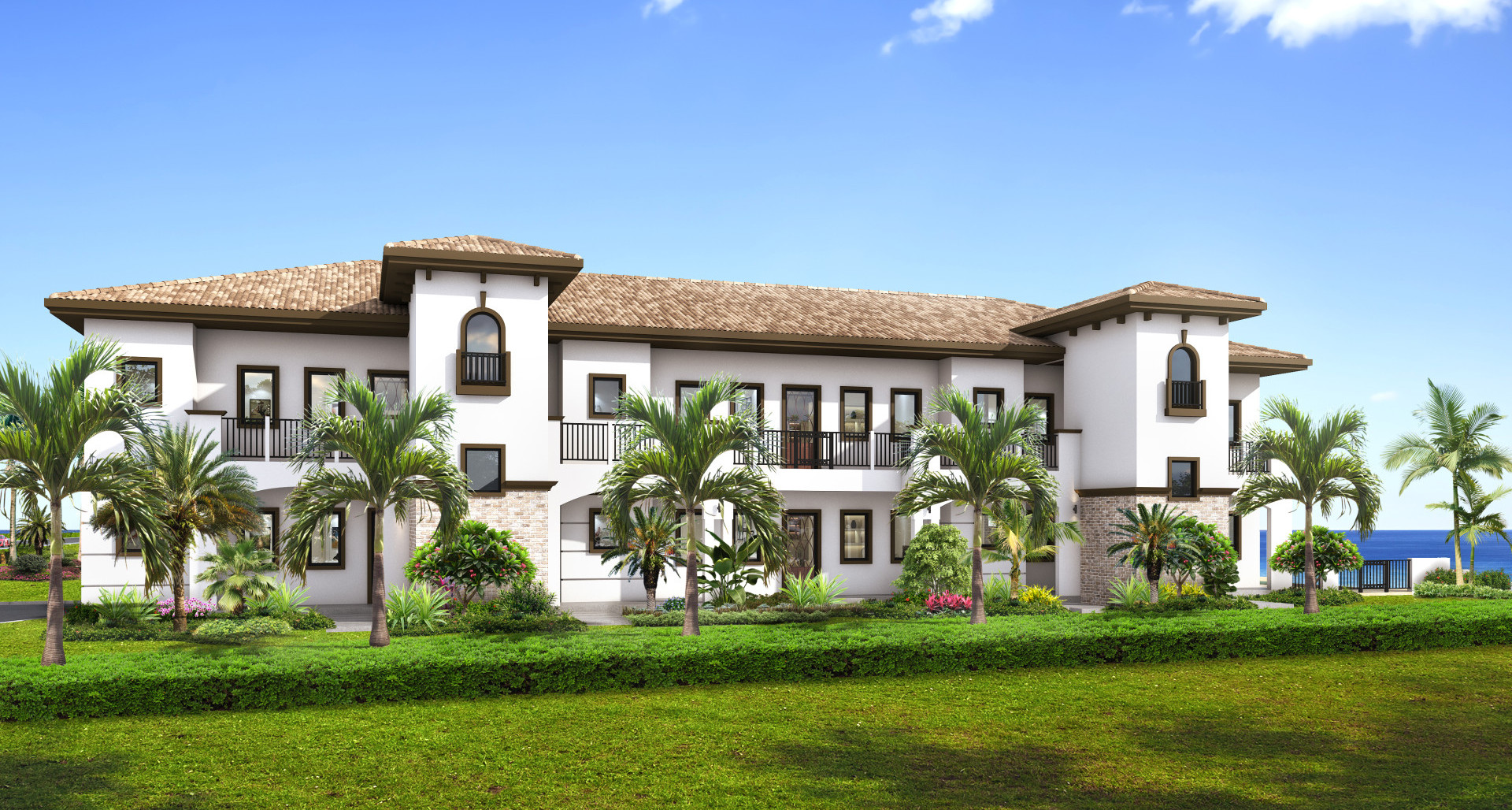 Villa San Siro – Villa #4 – Northwest Point Oceanfront Penthouse with Garage image 1