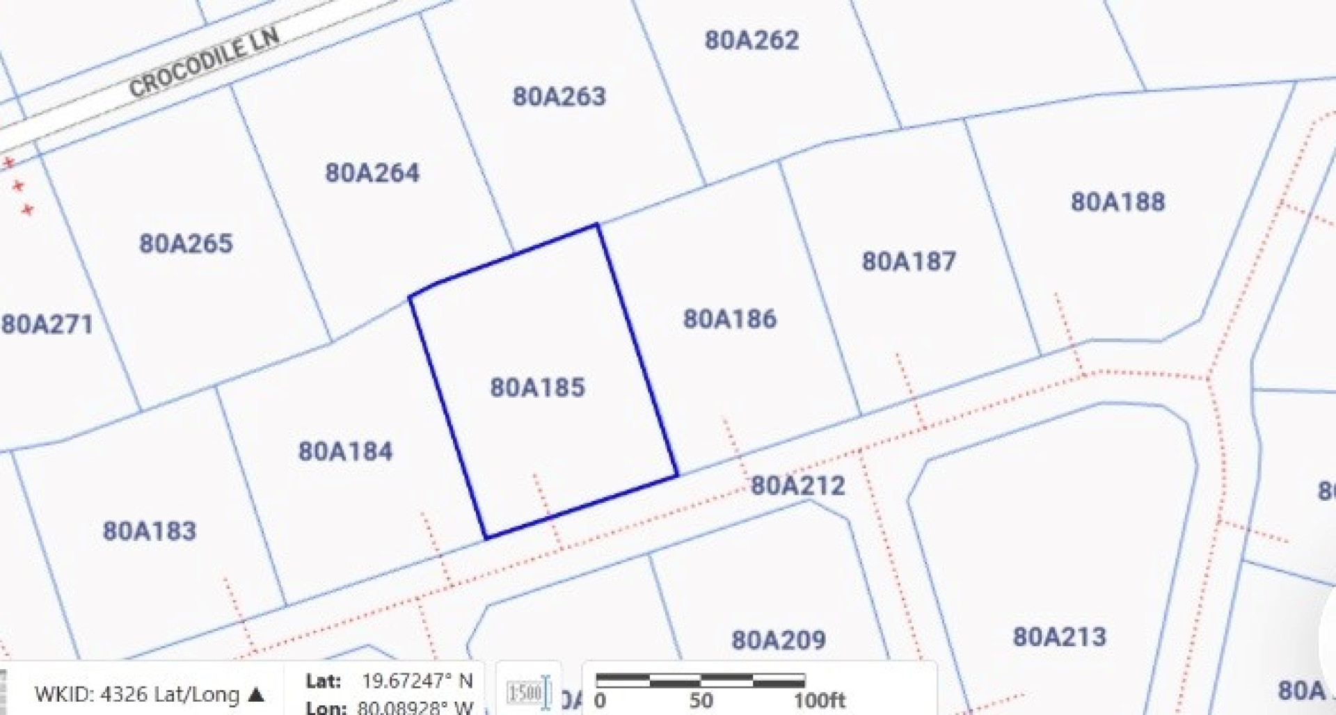LITTLE CAYMAN WEST TURTLE ESTATES INLAND PARCEL 0.2766