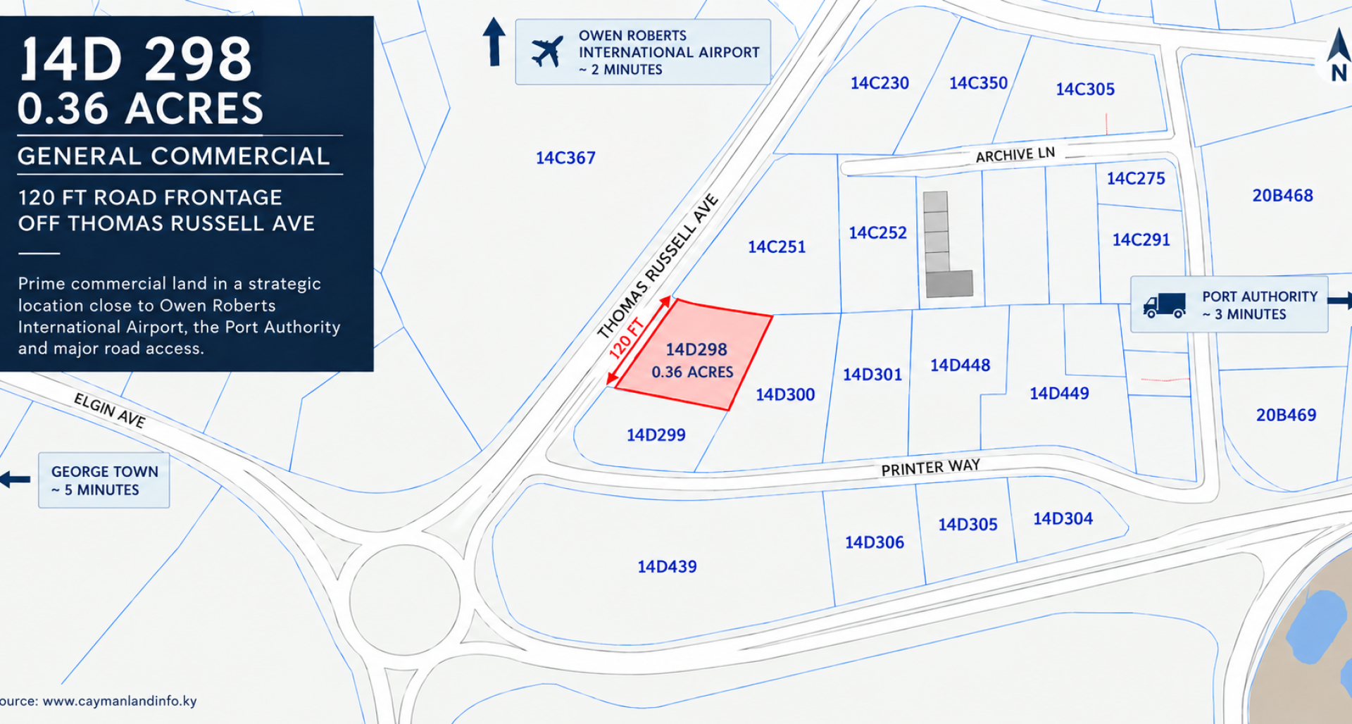 1.67 acre Oceanfront parcel of land